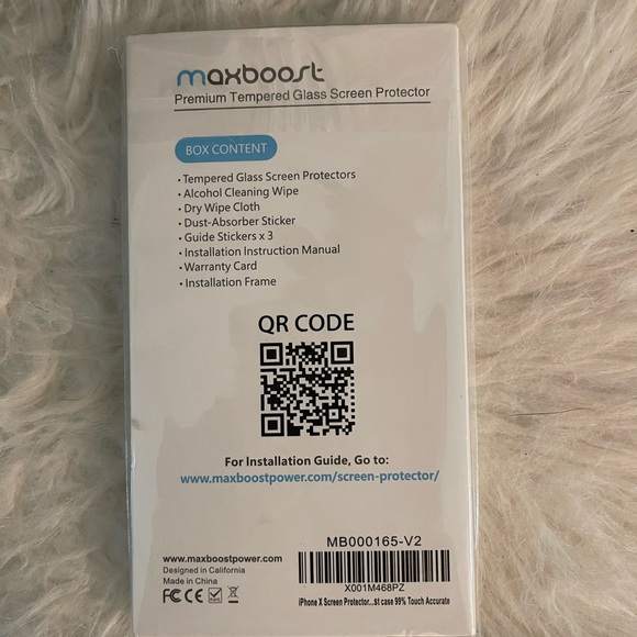 NEW 3 iPhone X glass screen protector - Picture 2 of 2